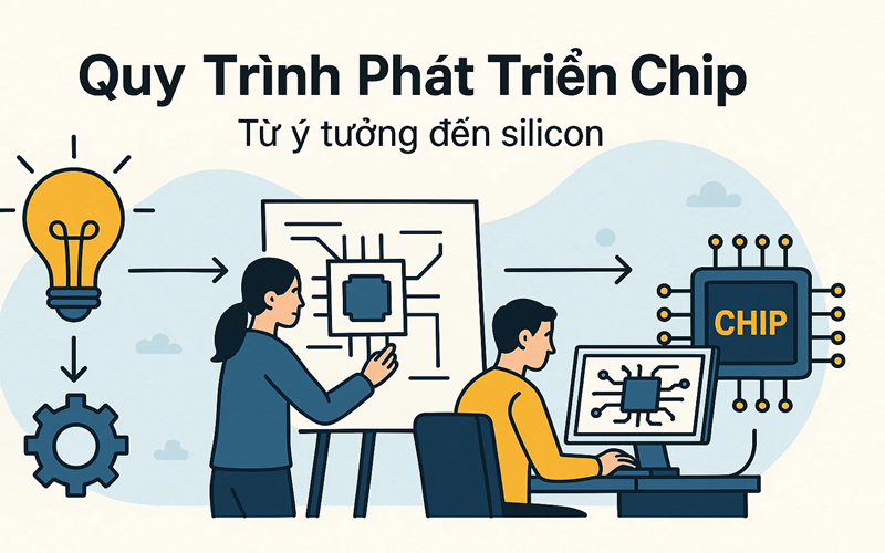 Quy trình phát triển chip: Từ ý tưởng đến silicon