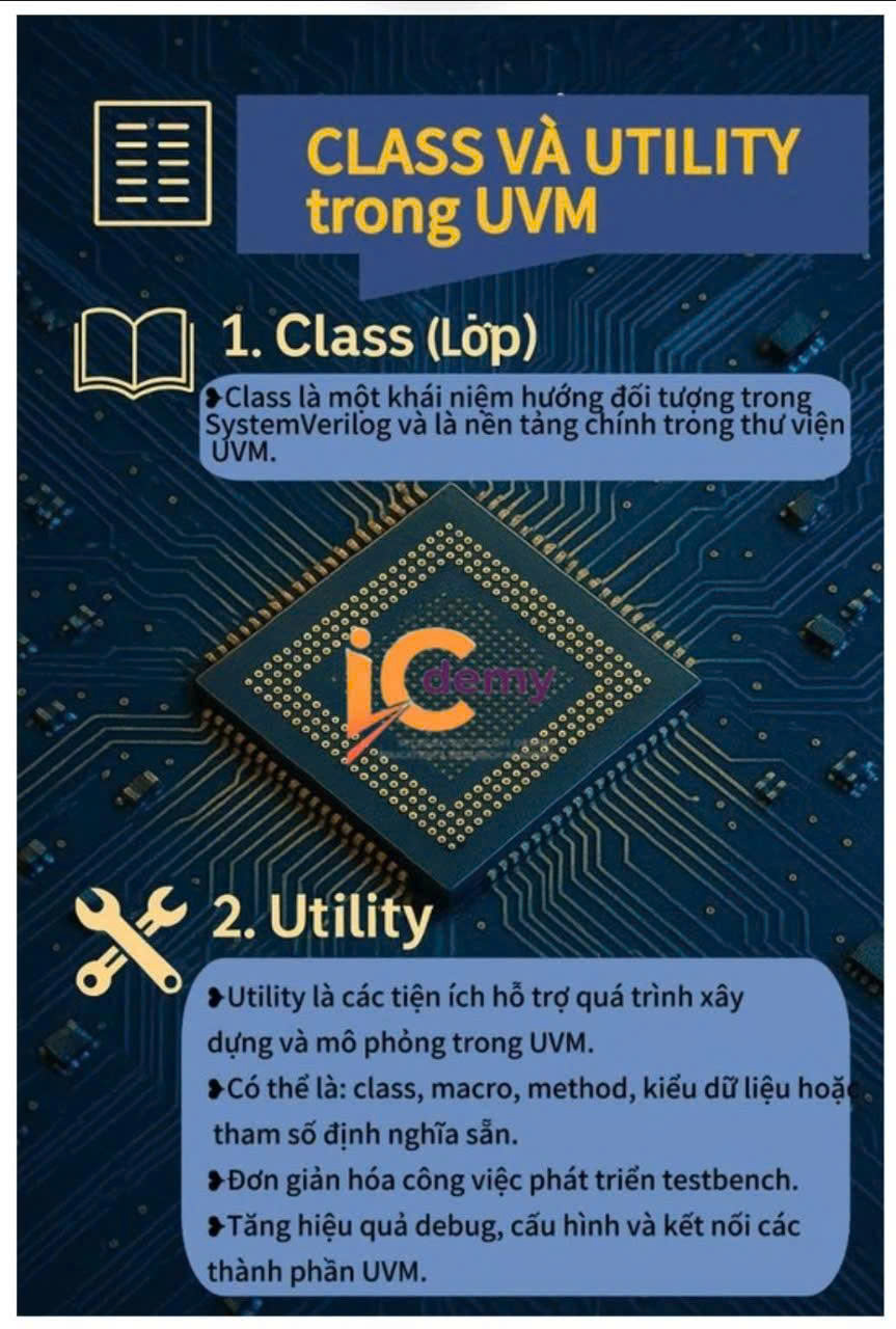 CLASS và UTILITY trong UVM – Bạn đã hiểu rõ chưa?
